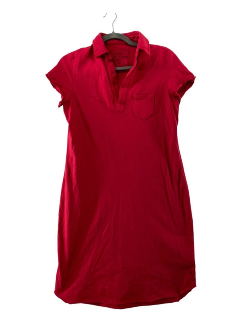 Frank & Eileen Lauren Polo dress- red- small